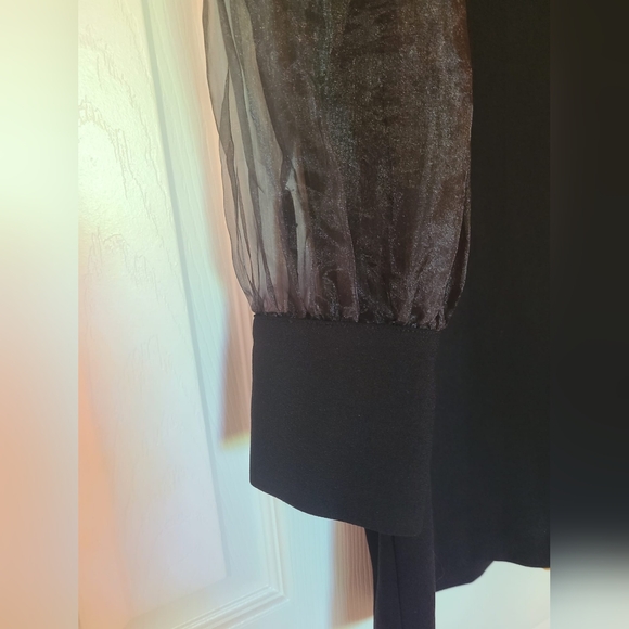 NWOT Zara Black Ruffle Dress 🌹🌴 - Picture 6 of 12